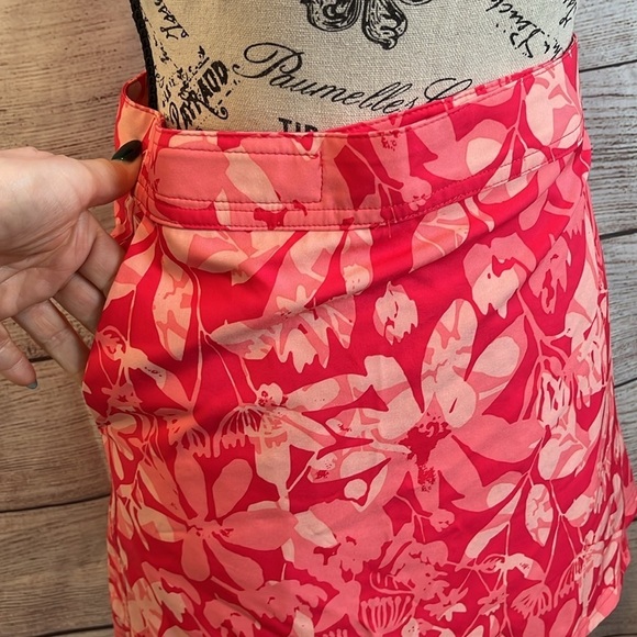 RipSkirt Hawaii Wrap Skirt CoverUp Size XL Length 1 Floral 15” Pockets Vacation - Picture 2 of 8